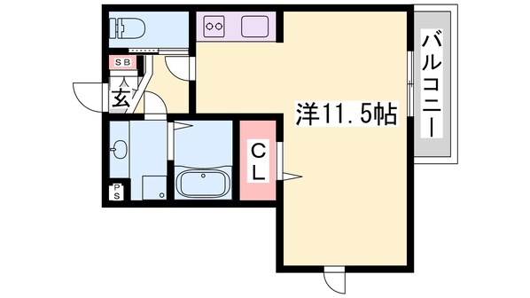 サンブランシュセジュールの物件間取画像